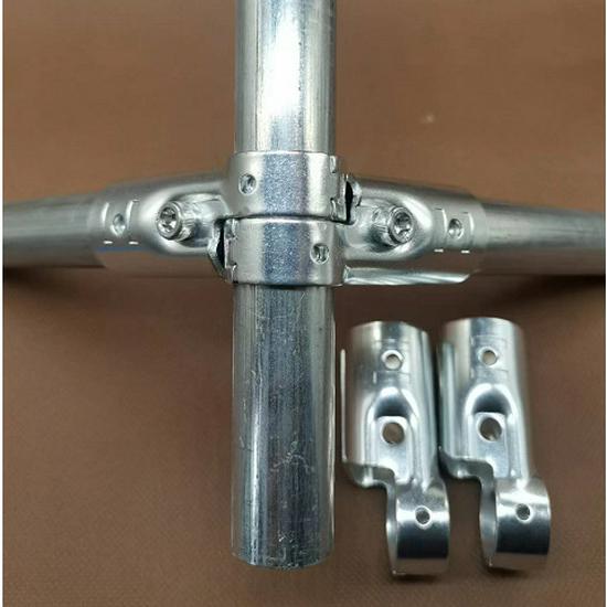 25mm Copper Pipe, Iron Pipe Fitting, Galvanized Steel Connector, Round Pipe Fixing, Two- or Three-Way Clip Accessories