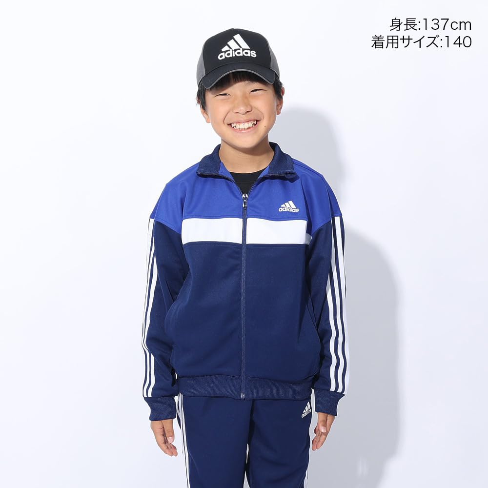 Adidas Essentials TIB Size Dark Blue Size 160 Kids' Warm-Up Jacket, Unisex, JSY39, (IS5172),