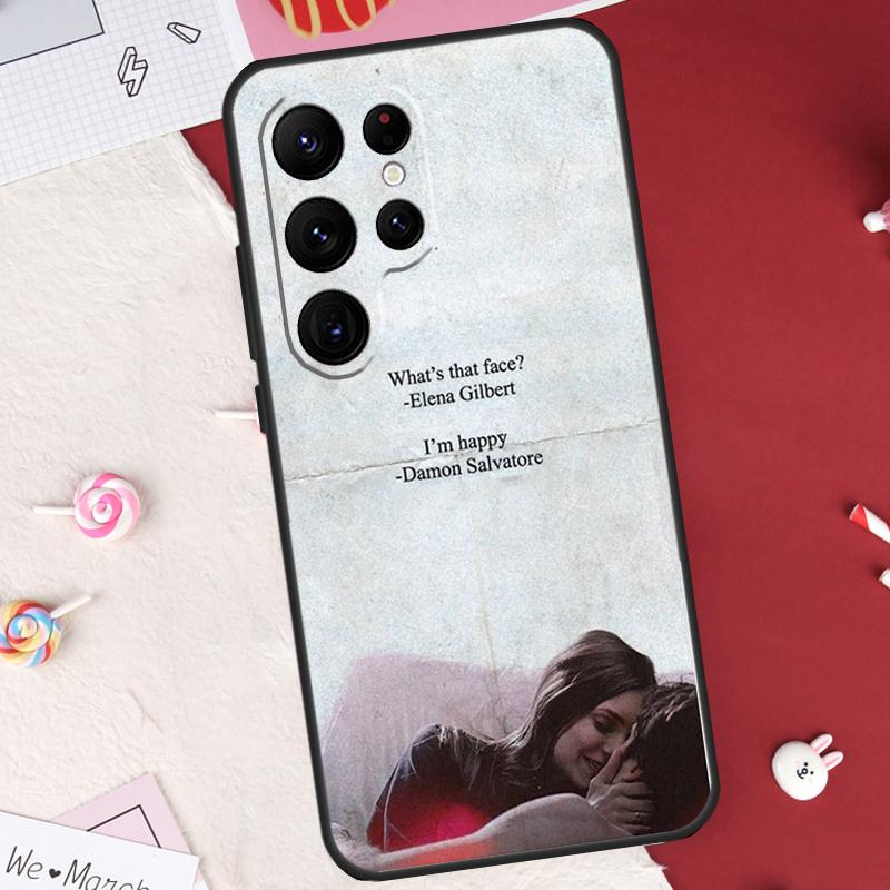 Vampire Diaries Damon Salvatore Case For Samsung Galaxy S26 Ultra S20 S21 S22 S23 S24 S25 Ultra S10 Plus S25 FE Cover Shell