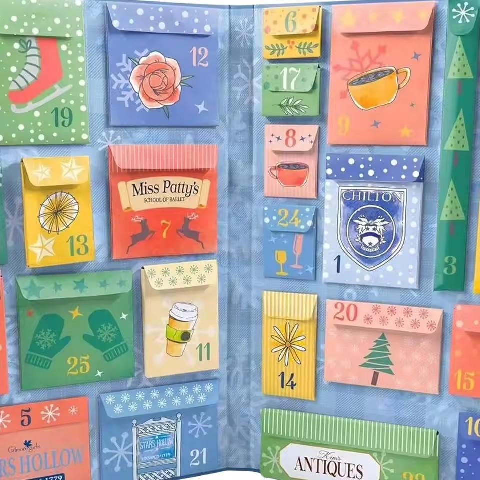 Juladventskalender 2025 Jul Gilmore Girls Den Officiella Adventskalendern Dekorkalender Överraskningsjulklappar