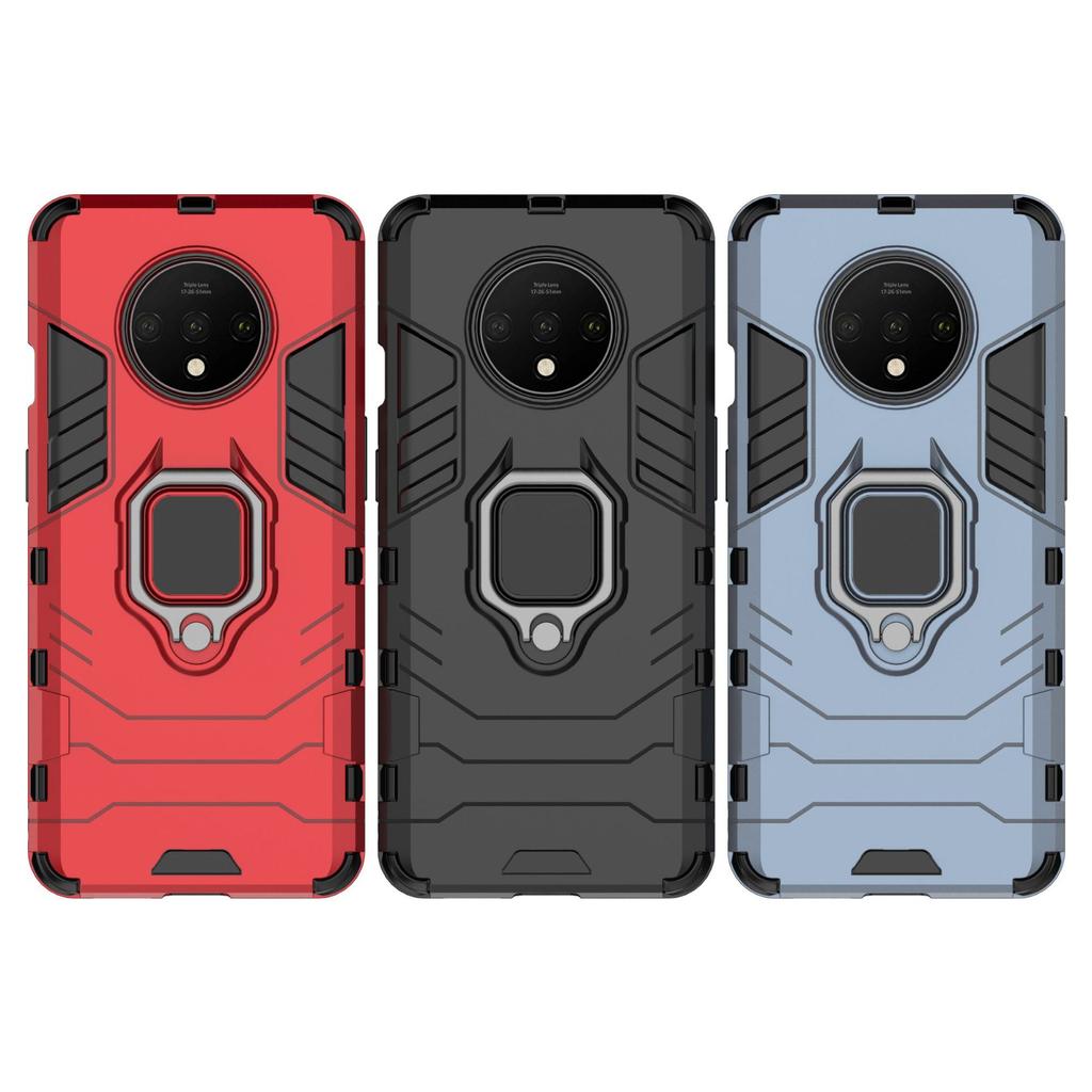 With stand Ring Hybrid case For Oneplus 7T Hard PC Armor shockproof protective back cover for one plus 7t pro oneplus7t shell