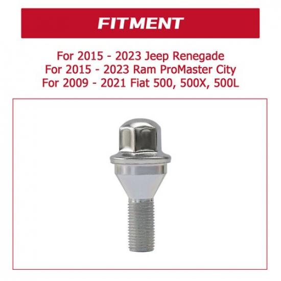 Lug Bolt For Jeep Renegade & Ram ProMaster City & Fiat & Hornet 09-25 68296586AA