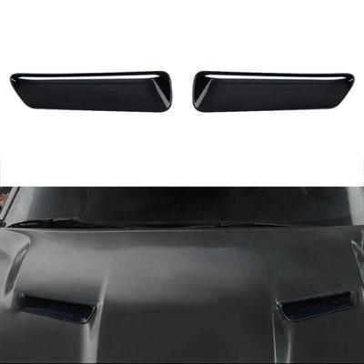 Cache-ouverture d'aération de capot noir en plastique pour Dodge Challenger 2015 2016 2017 2018