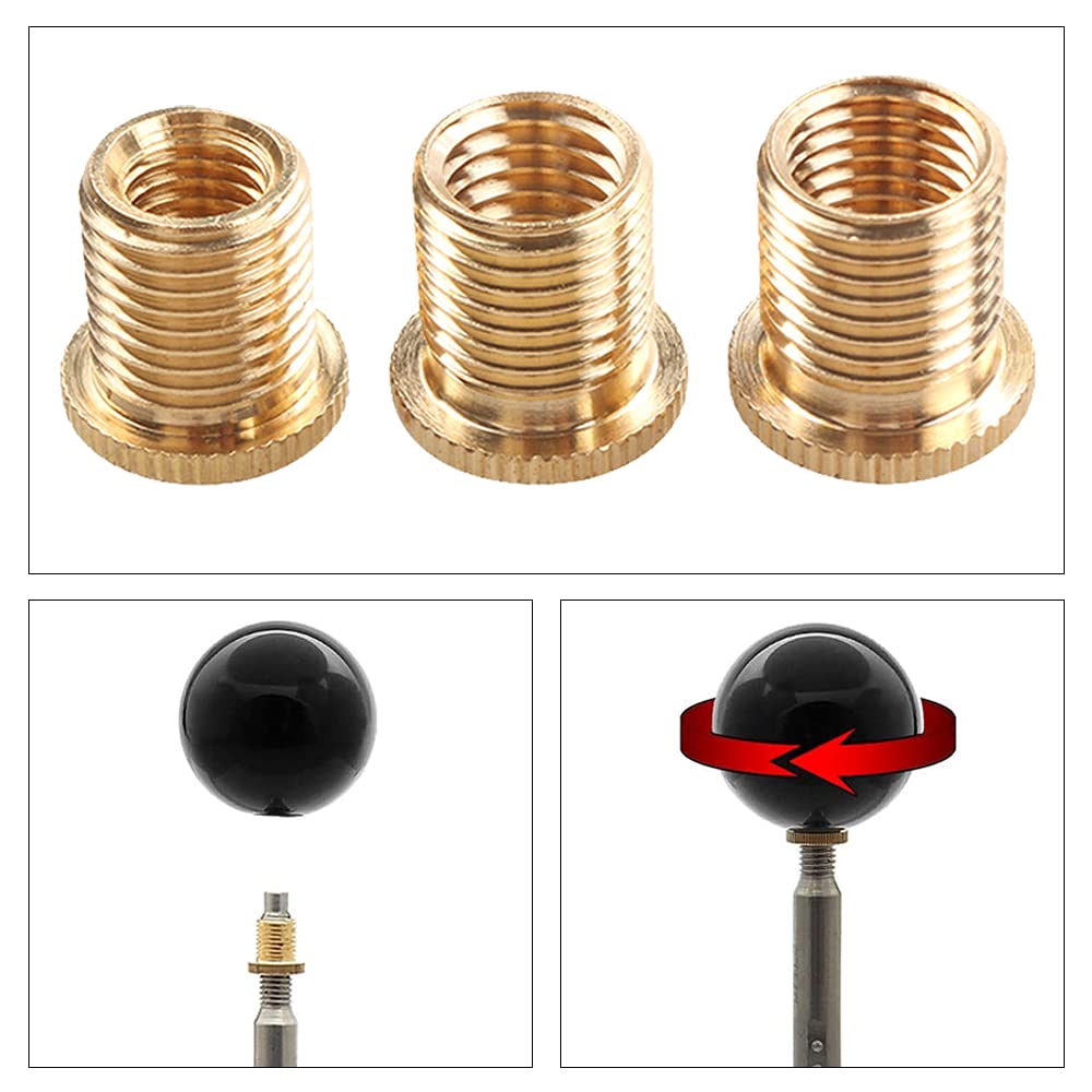 6pcs Shift Knob Adapter Universal Car Shift Replacement Screw Shift Lever Screw Luminium Alloy