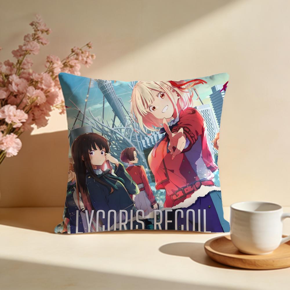 Stylish LLycoris Recoiled Cushion Cover Stylish Washable Pillow Cover Ideal for Couch Bedroom Car Decoration