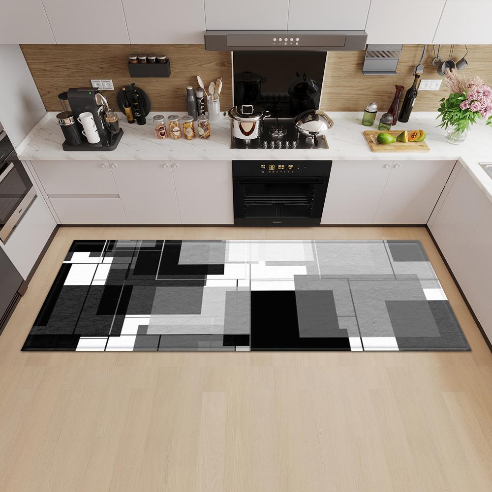 Kitchen Mat Porch Door Mat Bedroom Long Carpet Home Balcony Bathroom Non-slip Floor Living Room Carpet