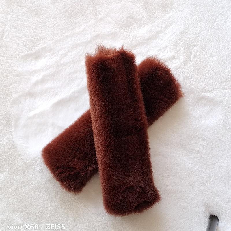 

Универсальный дышащий протектор на плечо для ремня безопасности автомобиля темно-коричневого