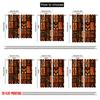 Set Of 2 Flat Printing Drapes African Tribal Fabric Without Electricity Party Decorations Perfect Festive Curtain Made Polyester Machine Washable