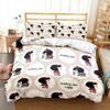 Set Letto Cartone Animato Bambina Copriletto Piumone Copripiumino Federa Set 2-3 Pezzi Misura Bambino Adulto Decorazione Camera da Letto
