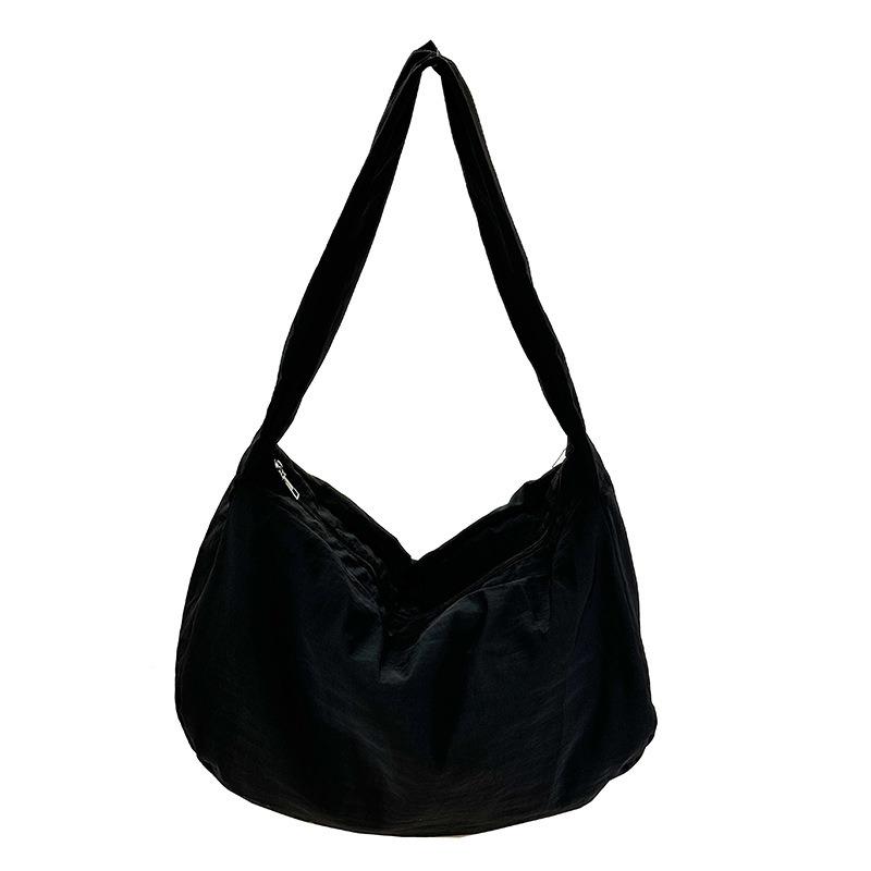 New Unisex Ultra-light and Large-capacity Waterproof Nylon Dumpling Bag Shoulder Messenger Bag