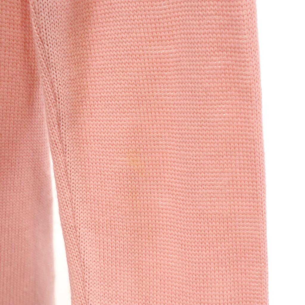Rene Made In Japan Long Sleeve Long Knit Cardigan 36 Pink Women Used