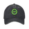EQUALITY BRAND WASHED COTTON BASEBALL CAP WITH BOLD GREEN LOGO DESIGN CLASSIC FIT FOR DAILY WEAR AND FASHION STATEUnisexTS