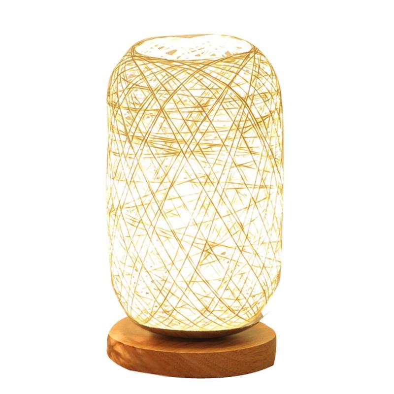 

Nordic Wood Table Lamp Living Room Bedroom Night Rooms Art Decoration Desk