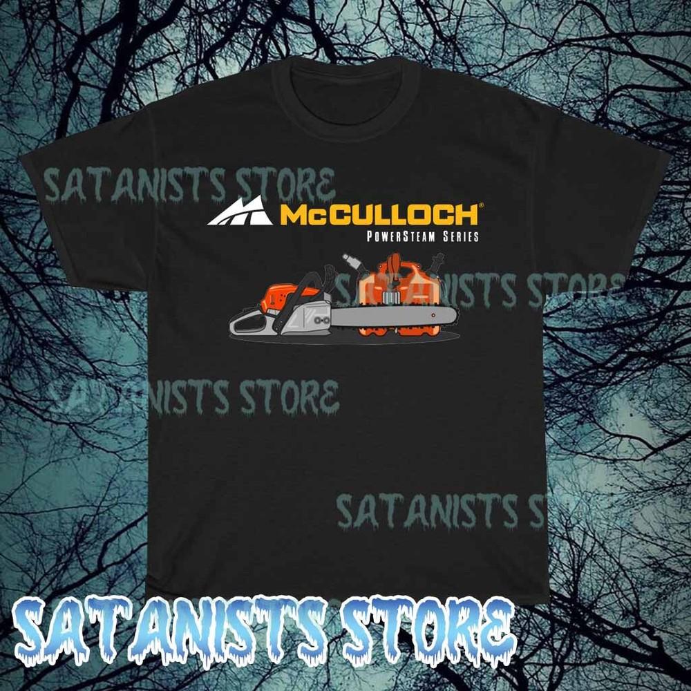 

New McCulloch chainsaw logo Men#039;s Tshirt funny size S to 5XL Unisex T-Shirt XXXXL