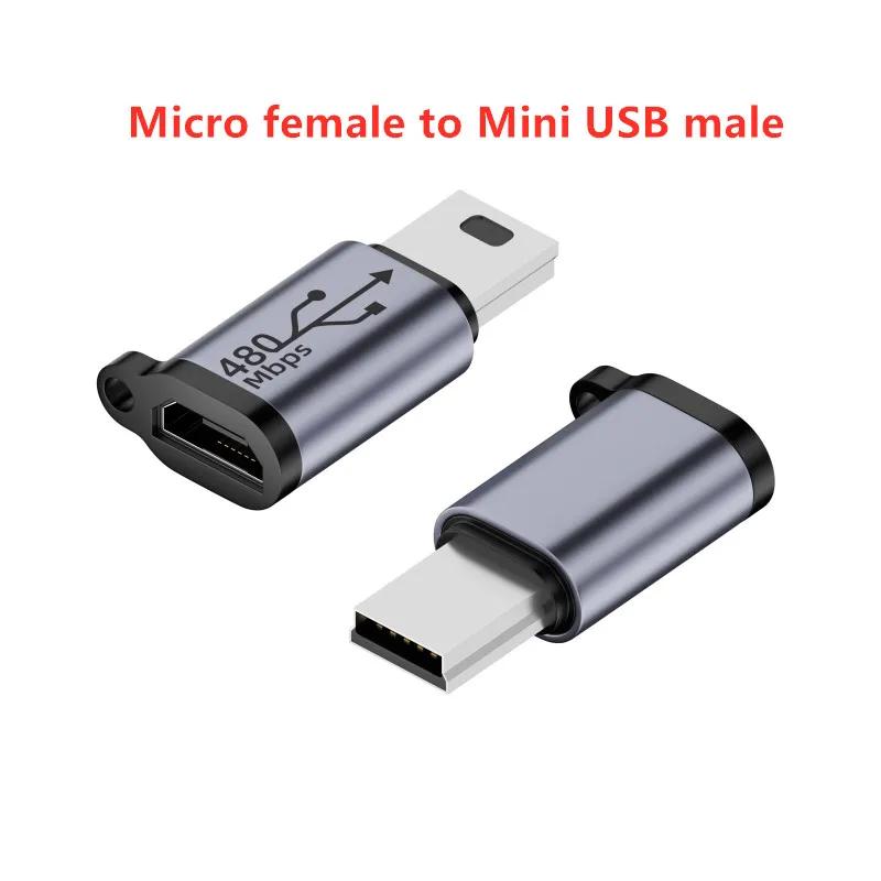 

Type C (гніздо) до Micro USB Type C (гніздо) до Mini USB Micro USB (гніздо) до Type C Micro USB (гніздо) до Mini USB Адаптер-роз єм