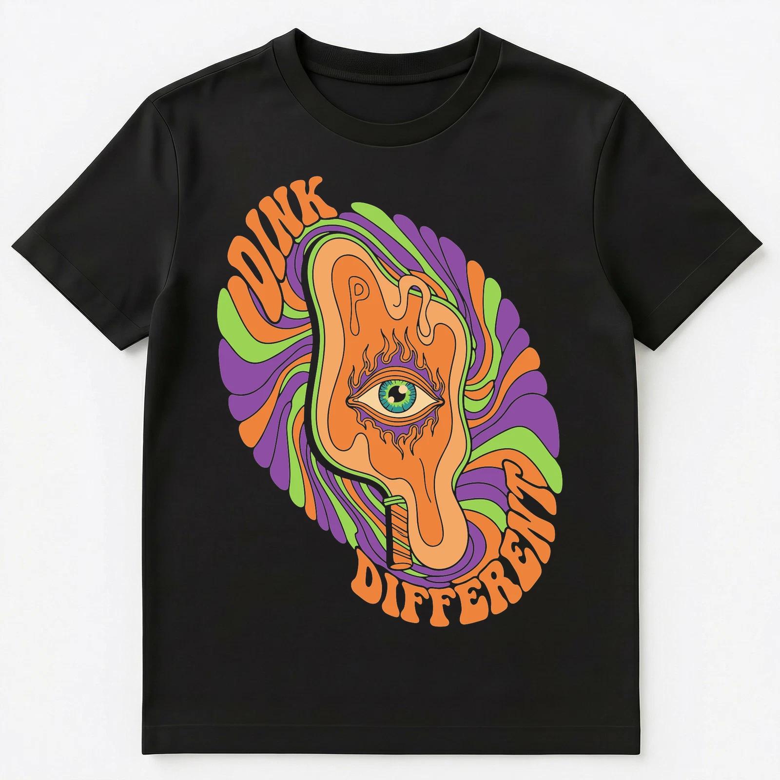 

Pickleball Melting Eye Individualism Trippy Design Unisex T-Shirt S