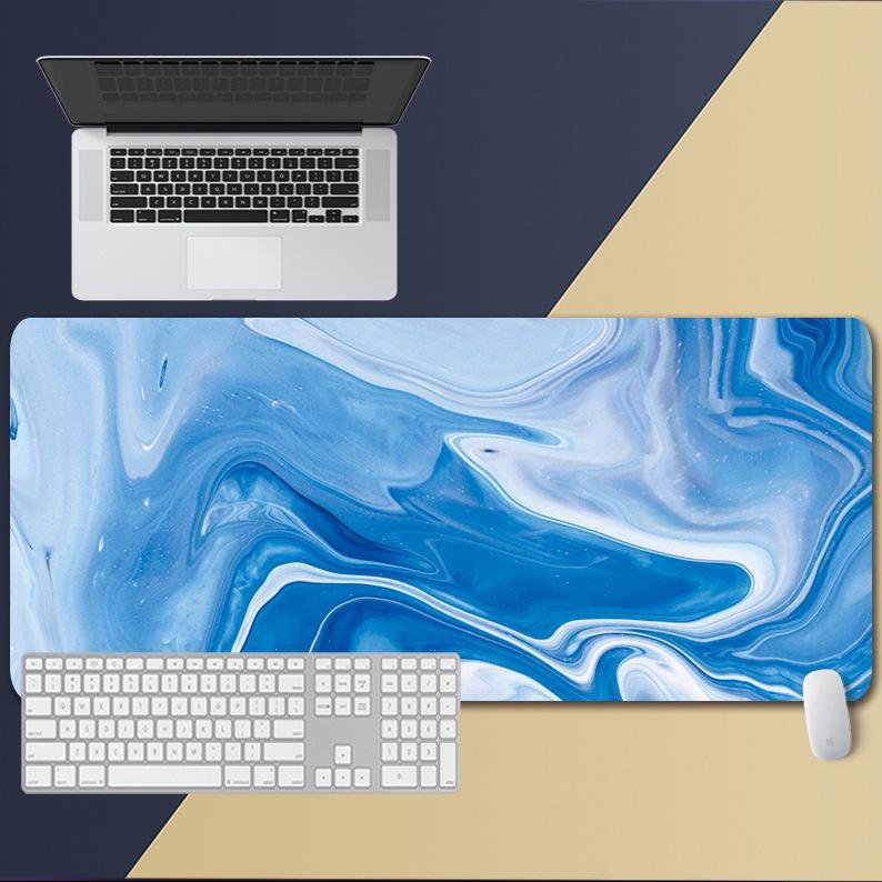 Tappetino Mouse Oversize Cielo Stellato - Design Cartone Animato Spesso per Scrivanie Studenti