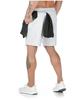 Pantaloni scurți de alergare și fitness respirabili, cu croială slim fit, la modă, de la Muscle Brothers