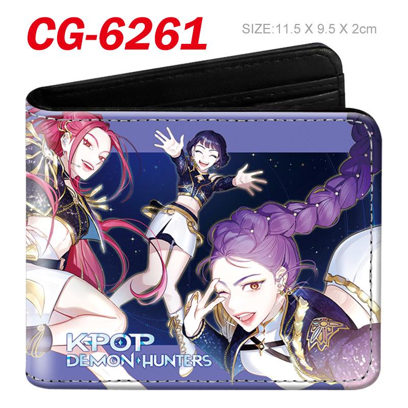 K-Pop Demon Hunter Girl Group 3D-geprägte Anime-Geldbörse für Schüler und Fans
