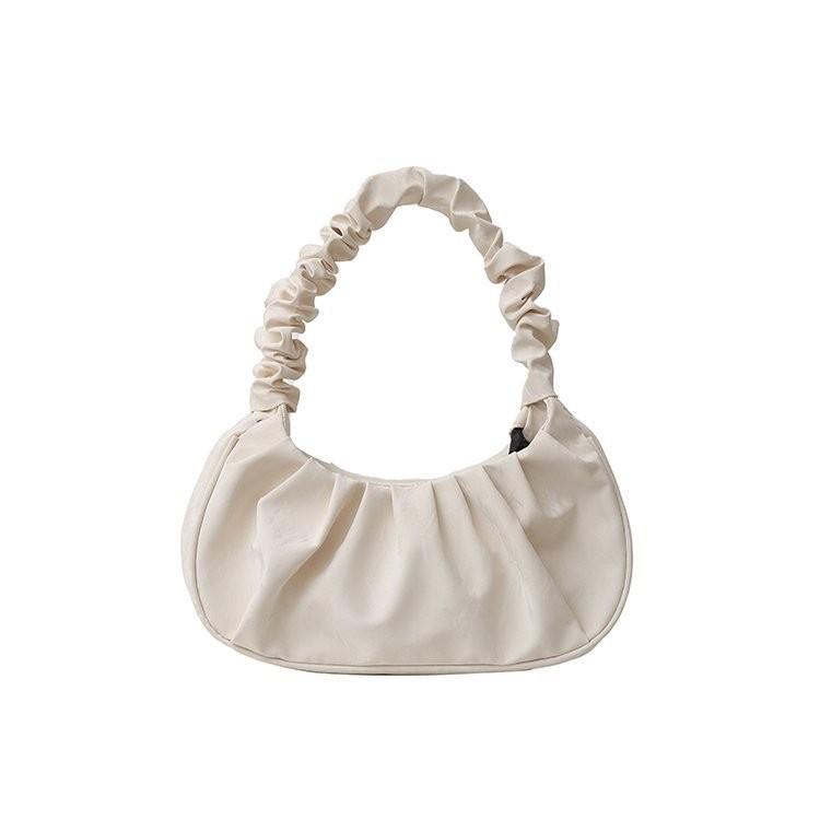 2024 Fashionable Cloud Bag Stylish Pleated Underarm Bag For Casual Travel Essentials