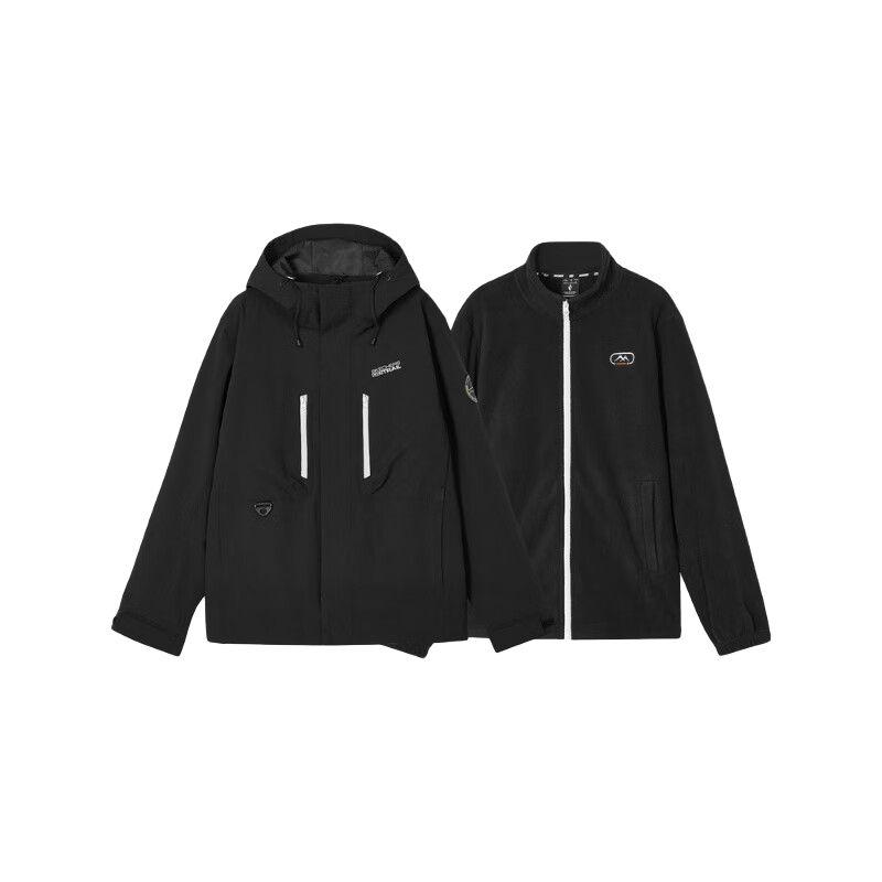 Skechers Magic Cube Series 3 In 1 Hooded Fleece Liner Waterproof Windproof Breathable Durable Warm Water Resistant Jacket Men Jacket L324M148-0018 M