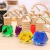 Car Hanging Bottles Perfume Aromatherapy Refillable Air Freshener Diffuser Oil Fragrance Bottle Vehicle Auto Sapper Pendant