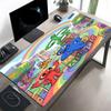 Game Rainbow Friends Print Mouse Pad, Anti‑Slip Desktop Keyboard Mat, for PC Laptop Gaming Working Daily Use, Cool Festival Surprise Gift