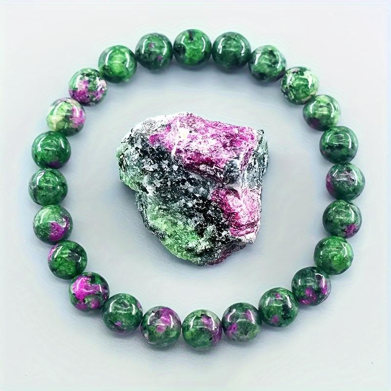 6/8mm Reiki Blue Apatite Bead Bracelet Men Women Natural Stone Blood Circulation Stimulate Enthusiasm Health Care Couple Jewelry