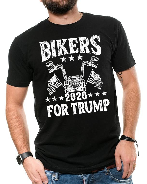Bikers for Trump T-T-shirts, Motorcycle Donald Trump T-T-shirt, trump 2024 T-shirts L