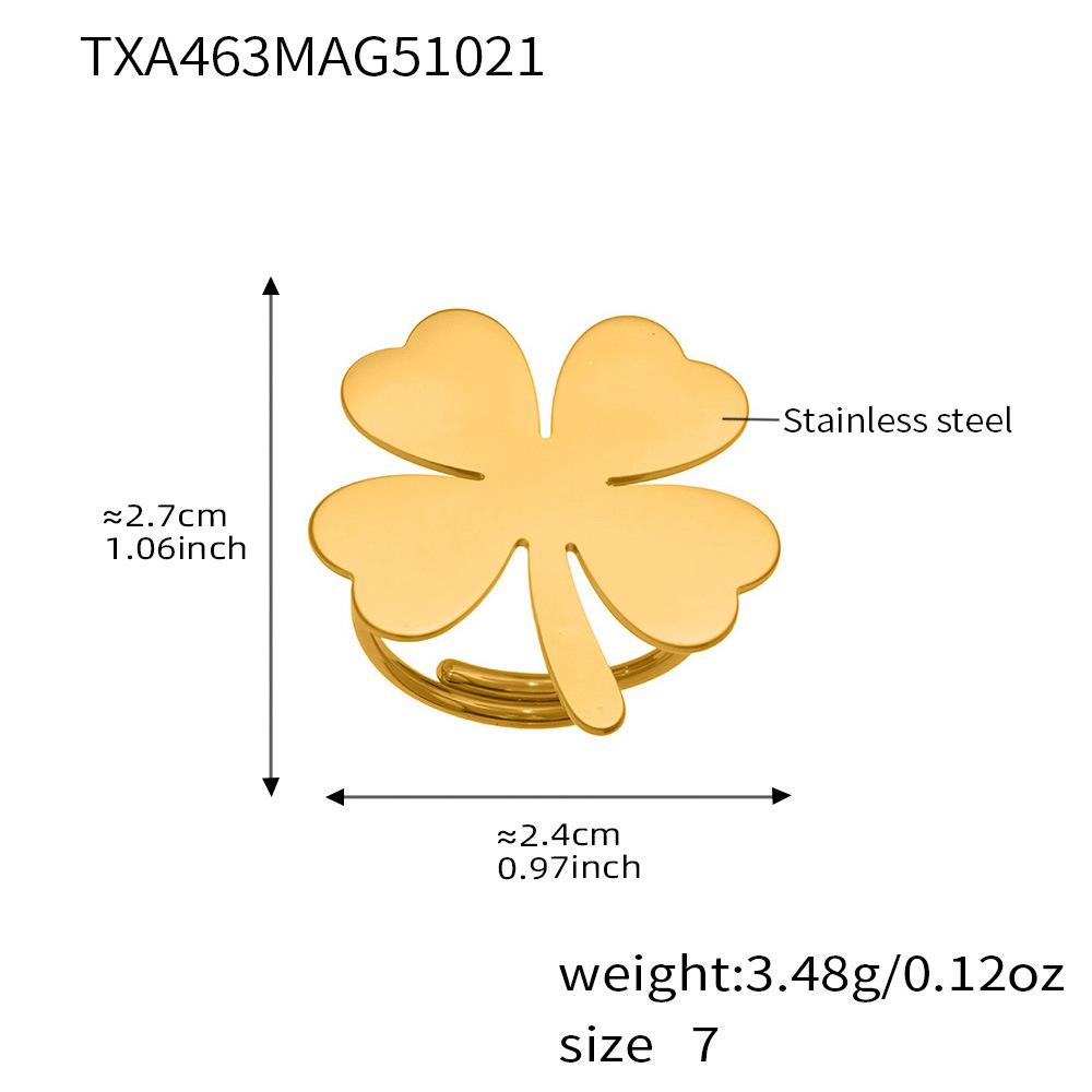 Herz Halskette Ohrringe Ring aus Edelstahl 18k vergoldet Pulloverkette Lange Halsketten Passende Ohrringringe für Frauen