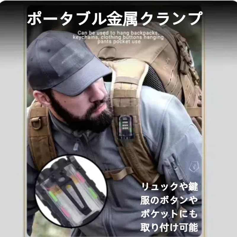 Multifunctional Mini EDC High Brightness 9 LED with Magnet Can Be Attached To Ultra 8 For Outdoor Mountain Power Outage Disasters of of Light, Lights,