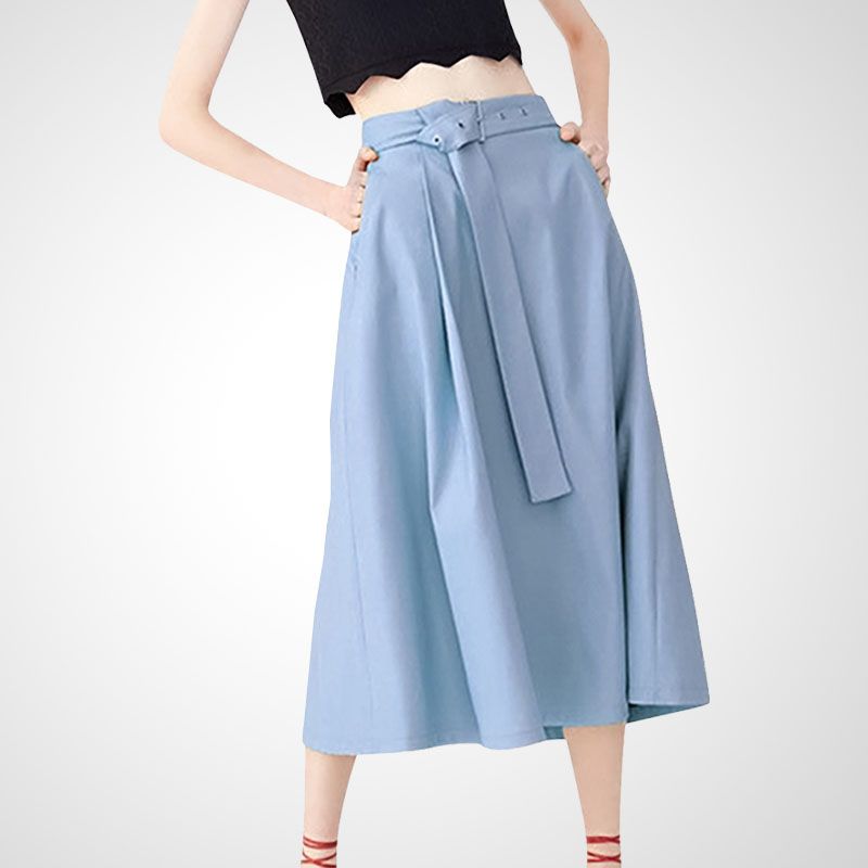 

Fashion Fall 2023 Loose Slimming Skirt Sky Blue L