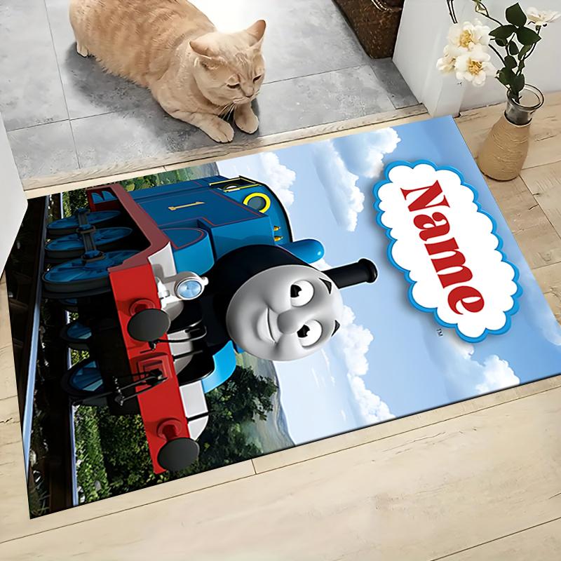 Custom Name BT21 Character Celebration Carpet Rug Customizable Soft Washable Anti-Slip Home Living Room Sofa Mats Personalized Rug. 0909154