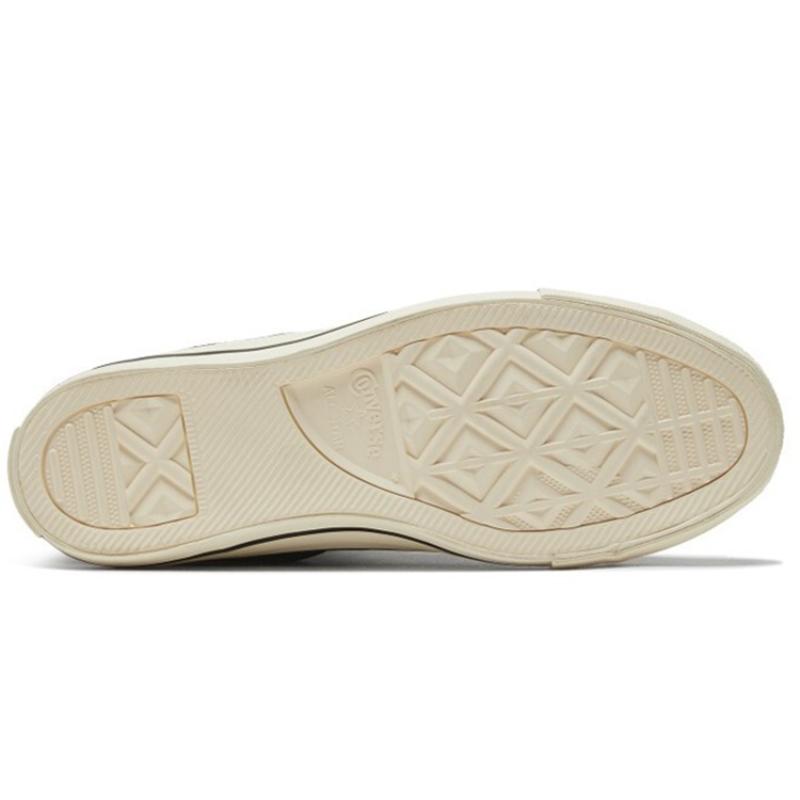 Converse Chuck Taylor All Star Round Toe Lace-up Non-Slip Abrasion Wrap Warm High-Top Canvas Women's Black