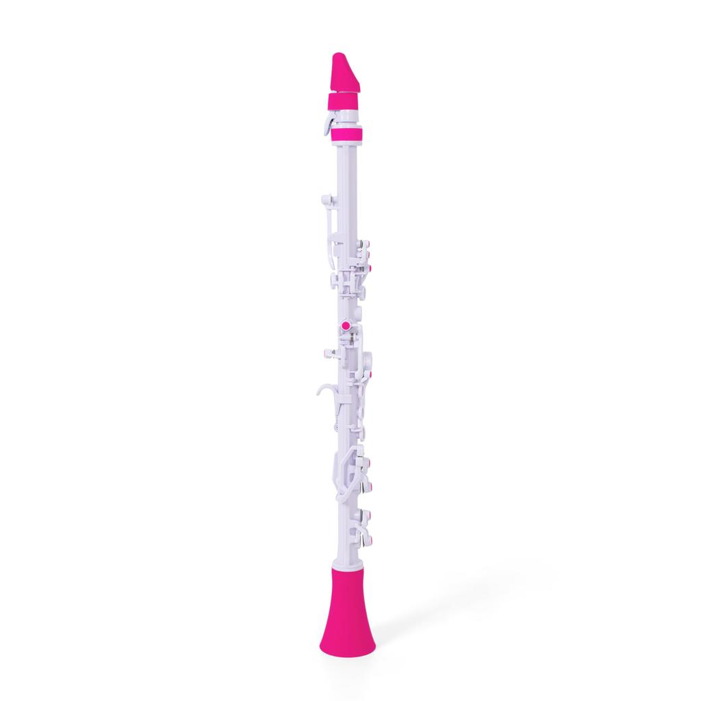 Nuvo Plastic Wind Instrument Clarinet C Key Clarineo Clarineo N120CLPK Exclusive 2.0 White/Pink [With Semi-hard Case] []