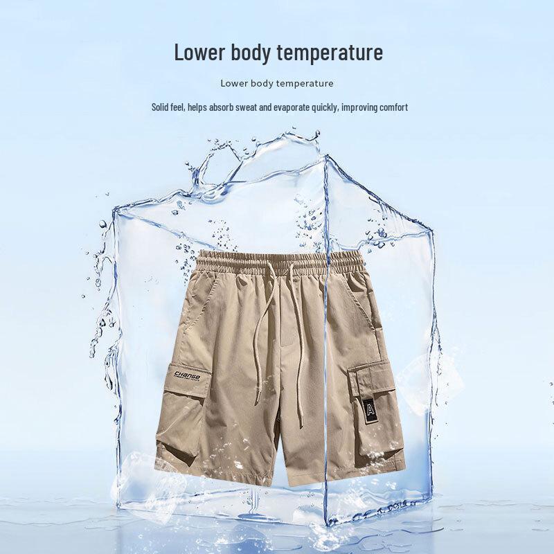 JEEP SPIRIT Men's Summer Breathable Cargo Shorts