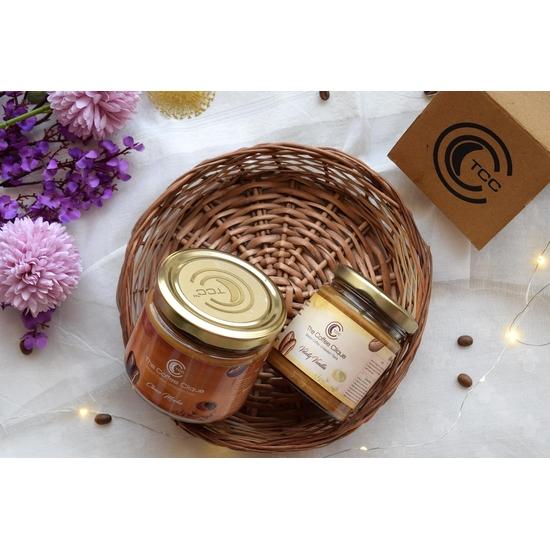 The Coffee Clique | Choco Mocha + Velvety Vanilla | Beaten Coffee Paste | Cafe Like Cappuccino At Home | No Additional Sugar Needed | 470 Grams