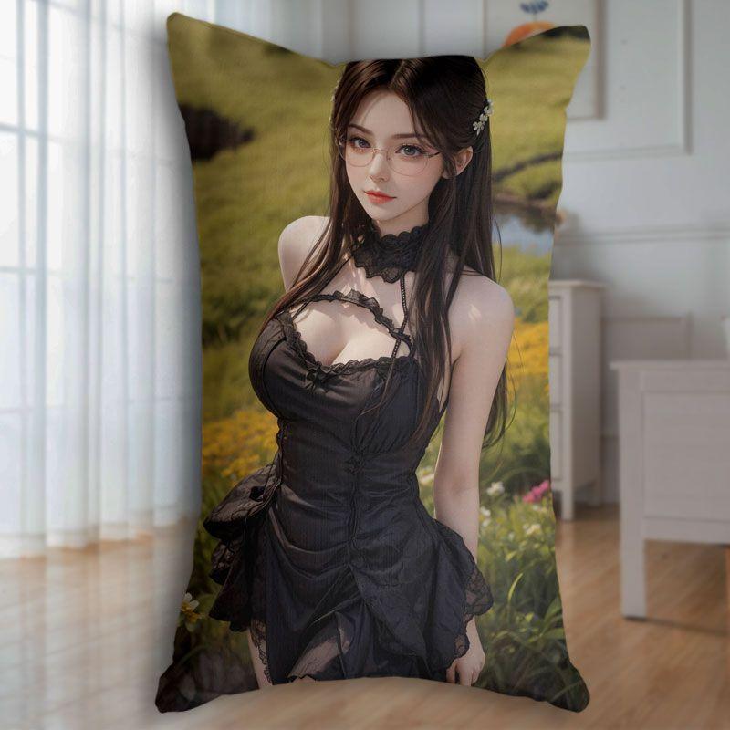 Anime Student Dormitory Room Bedroom Sleeping Pillow Sofa Decorative Cushion