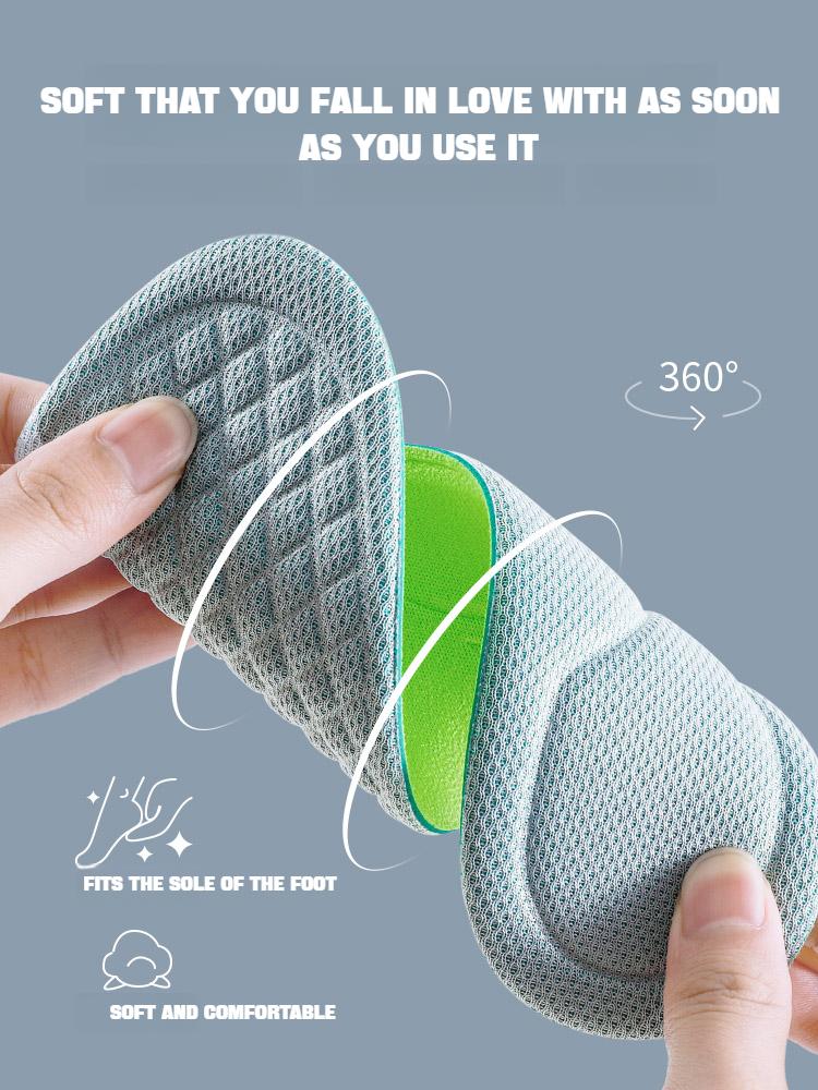 1Pair Arch Support Insoles for Feet Plantar Fasciitis Orthopedic Shoes Insole Memory Foam Non Slip Shoe Pads Comfort Inserts