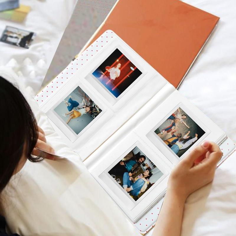 Photo Album Book for Fujifilm Instax Square SQ20/SQ10/SQ6/SP3 With 64 Pockets Picture Wedding Birthday Memorial Gift Album