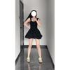 Ballet waist suspender dress women's summer short cake small black dress small princess tutu