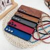 Custodia Lussuosa con Cinturino per Samsung Galaxy A56 A36 A26 A16 A55 A35 A15 A25 A54 Cordino a Tracolla Pelle PU Cervo Copertura Morbida in Silicone