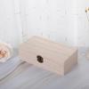 Rectangular Wooden Storage Box Organizer Wooden Storage Case Simple Storage Container Dust-Proof With Lock Jewelry Box Case