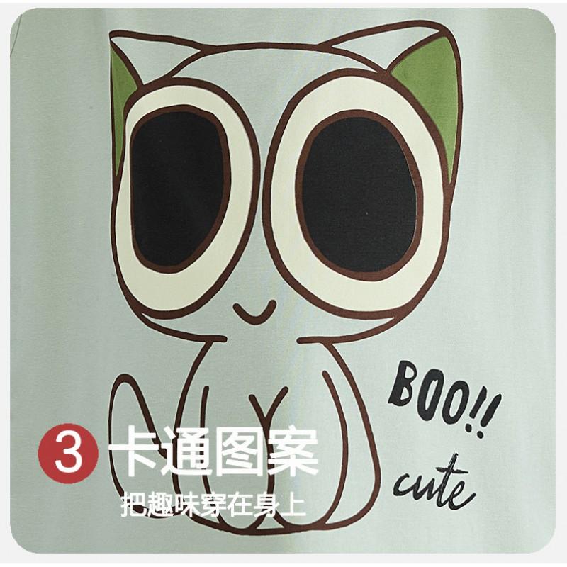 Boys Modal Short Sleeve Pajama Set Lightweight Cartoon Home Wear Kids 8 Years