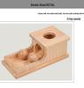 Montessori Wooden Building Blocks Box: Toddler Sensory Educational Toys