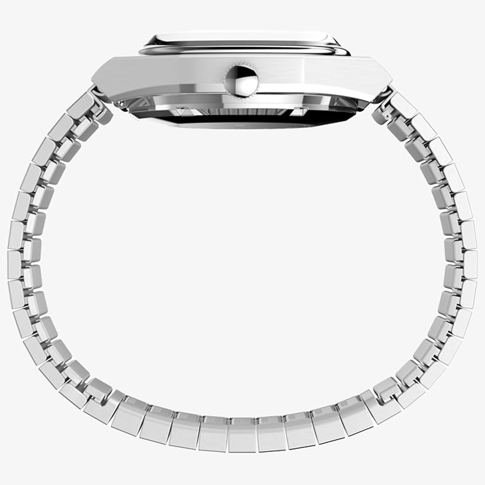 TIMEX TW2Y07300 Unisex Automatic Watch, 5 ATM Water Resistant, Plastic with Light Blue Dial and Stainless Steel Case [Parallel Import]