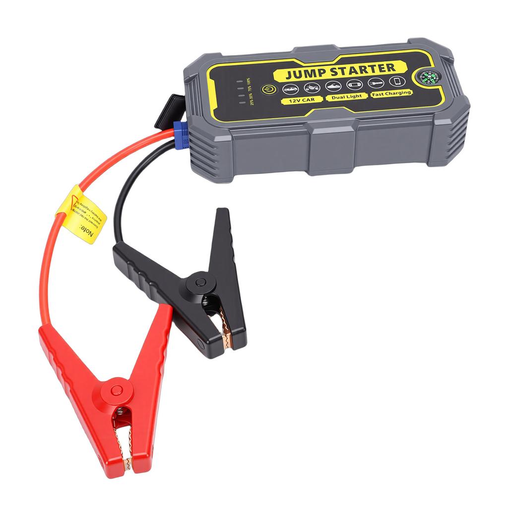 Jump Starter Waterproofing Car Emergency Starting Power Supply for 16V Cars SUVs Small Trucks Main Unit+Straight