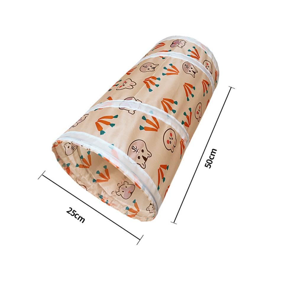 Tunele składane małe tunele aktywności dla zwierząt kryjówki akcesoria dla królików karłowatych świnek morskich kociąt