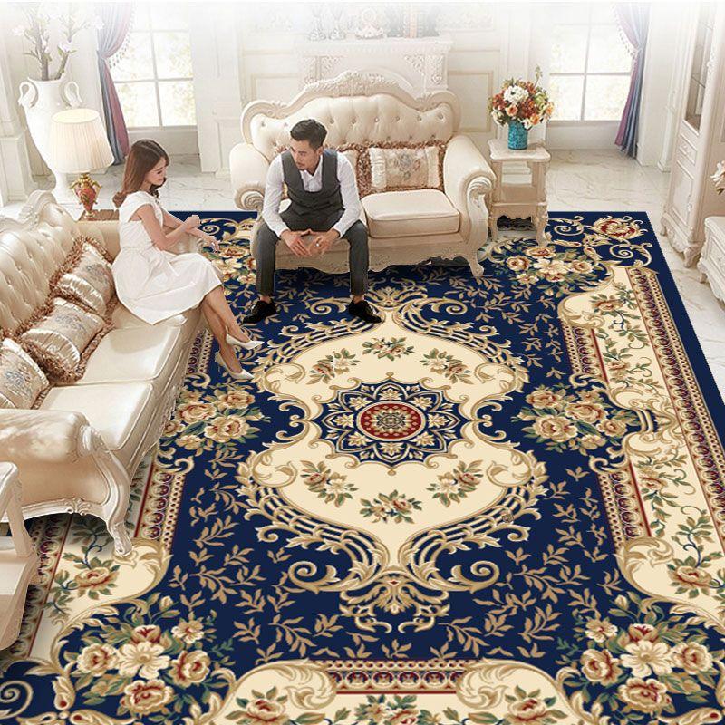European Living Room Carpet Tea Table Blanket Sofa Household Bedroom Full Cover Room Floor Mat Modern Simple Machine Washable Custom