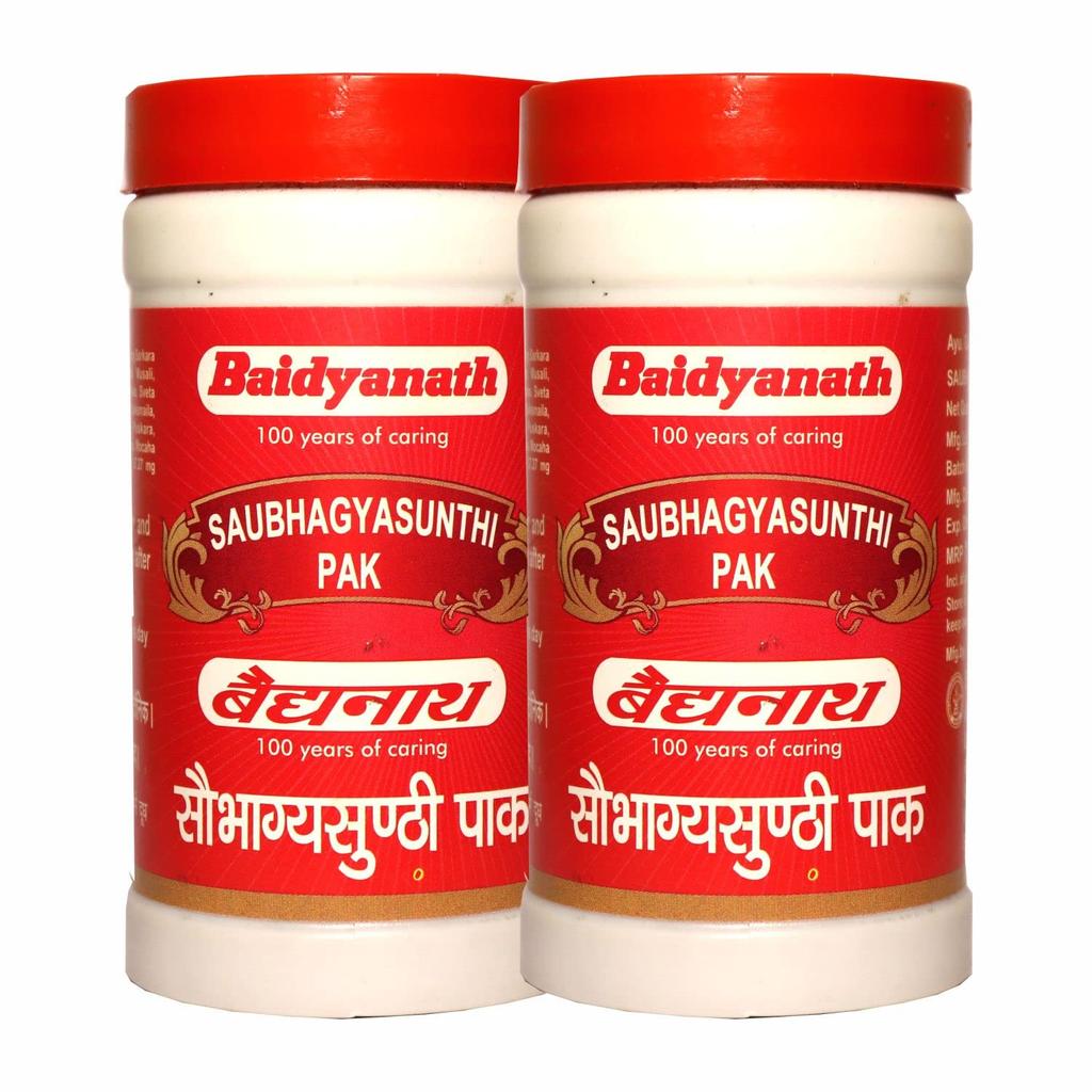 Baidyanath Saubhagya Sunthi Pak 100 Gm X Pack Of 2 Ayurvedic Herbal Supplement For Lactating Mothers